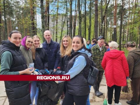 Территорию сквера «Мирабель» привели в порядок на субботнике в Протвино Новости Протвино 